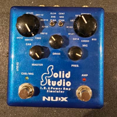 NuX NSS-5 Solid Studio IR and Power Amp Simulator 2010s - Blue image 2