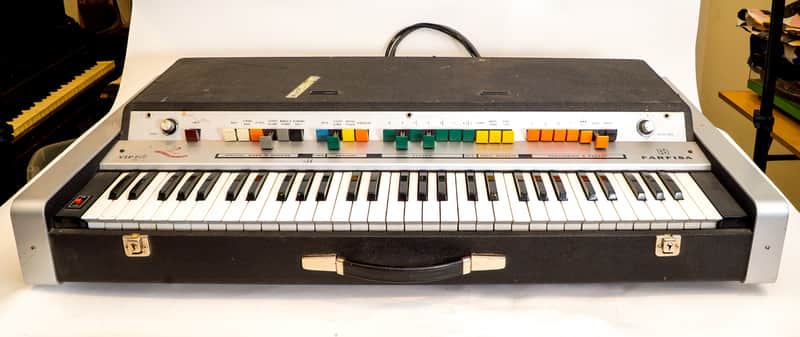 Farfisa VIP-345 61-Key Organ 1970 - 1976 - Gray / Black - needs a bit of work image 1