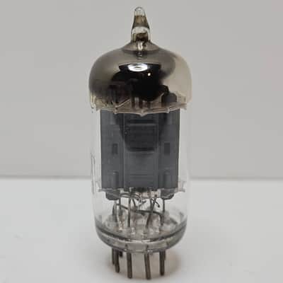 Vintage 1950's RCA 12AU7 Tube *TESTS GOOD* Long Plate ECC82 image 2