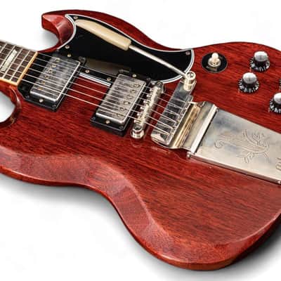 Gibson Custom Murphy Lab 1964 SG Standard Reissue w/ Maestro Ultra Light Aged Cherry Red image 9