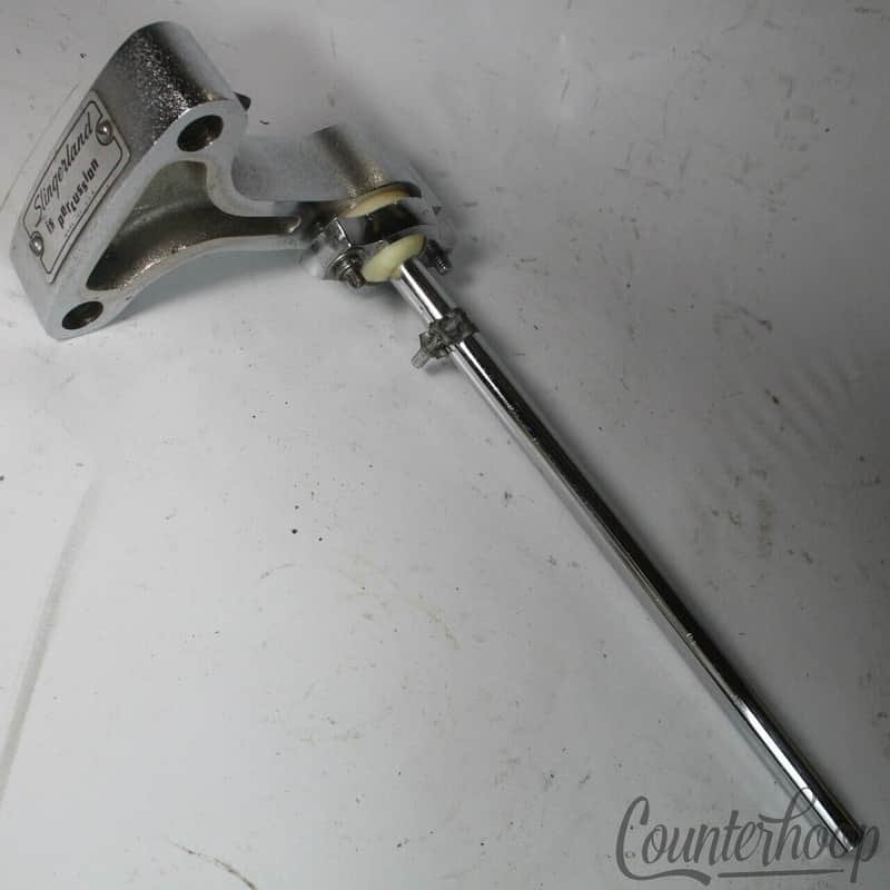 Slingerland Double Set-O-Matic Tom Drum Arm Holder Ball-Mount Long Bass Post 70s image 1
