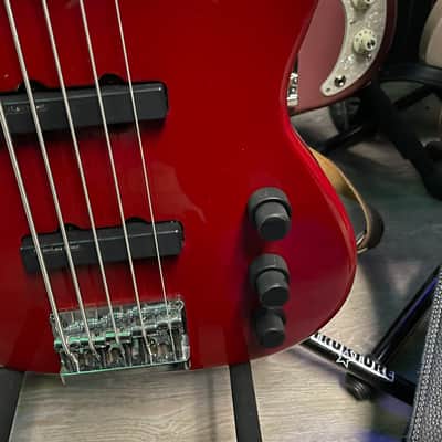 Fender Jazz Bass Plus Kubicki LaceSensor V  Jazz bass plus 1993 Red image 9