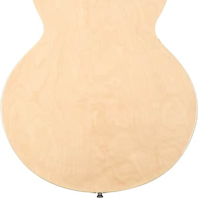 Epiphone Casino Archtop Hollowbody Left-Handed Electric Guitar (with Gig Bag), Natural image 4