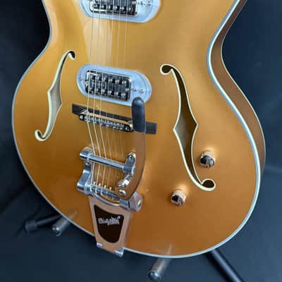 Eastman T58-GD Hollow Body Electric Guitar Truetone Gold Finish w/ Gig Bag (763) image 4