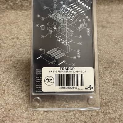 Floyd Rose FR Original String Retainer with Screws Chrome image 4