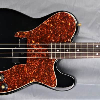 Fernandes Telecaster Bass TEB-75MW 1989 black 'signature Watanabe Mitsugu' japan import image 3