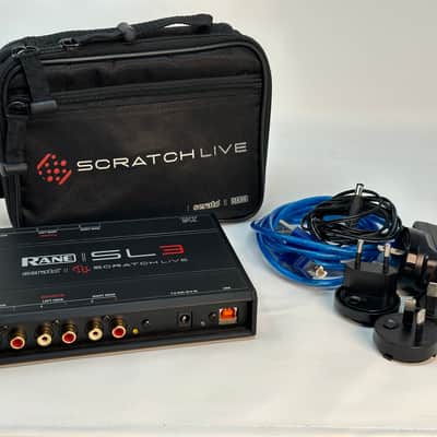 Rane / Serato Rane Serato SL3 Scratch Live DJ audio interface 1990's-2000 - Black metal image 1