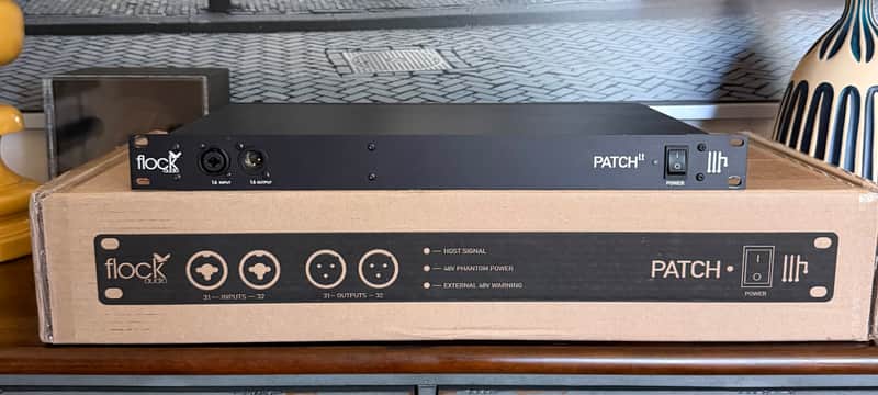 Flock Audio Patch LT 32-Point Digital Patchbay 2023 - Present - Black image 1