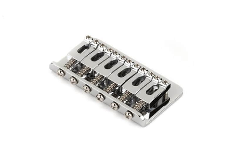 Fender Hardtail Strat Bridge Assembly (Import Models) Chrome image 1