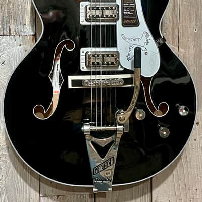 "New" Gretsch Professional Black Falcon Hollowbody Electric Guitar, Black,  Includes Pro Setup, Help Support Small Business & Buy It Here ! In Stock image 4