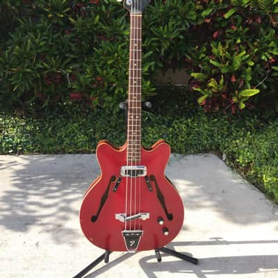 Fender Coronado Bass I 1967 Candy Apple Red - RARE & VINTAGE image 1