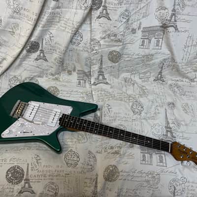 2023 Sterling by Ernie Ball Music Man Model AL40P Albert Lee Signature Sherwood Green image 5