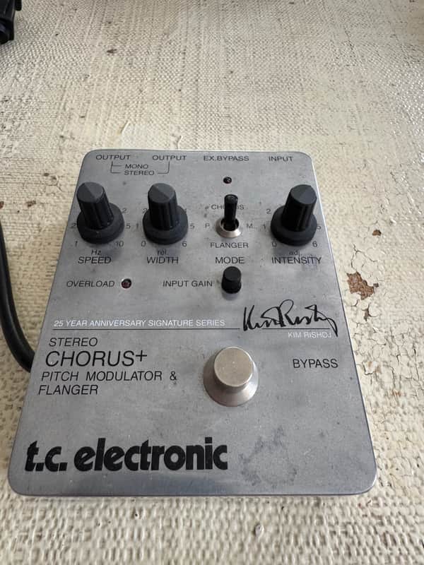 TC Electronic SCF 25th Anniversary Special Edition Stereo Chorus + Pitch Modulator & Flanger - Rare image 1