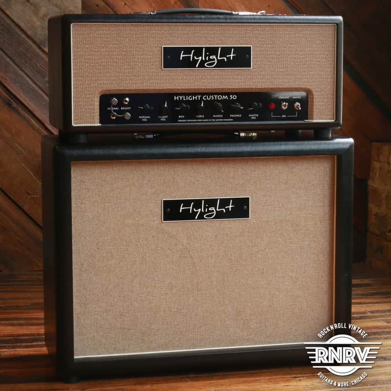Hylight Electronics VR504 Custom 50 Head & VE212F Speaker Cabinet (Made in UK) image 1