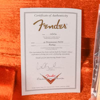Fender Custom Shop '55 Stratocaster NOS White Blonde 2014 image 10