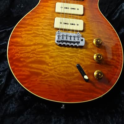 Hamer Custom built Archtop P90 1994 59 Burst image 4