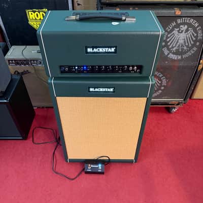 BLACKSTAR James Nichols Signature 50H 50Watt + Box JJN 212 green inkl. Fußschalter image 3