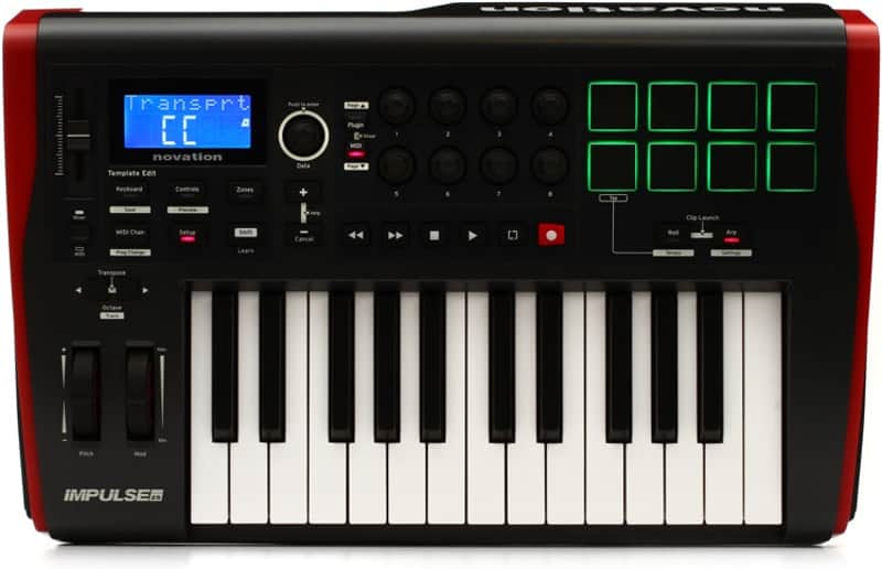 Novation Impulse 25 Keyboard Controller image 1