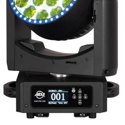 (2) American DJ Vizi Pix Z19 RGBL LED Moving Head Lights+Totem Stands+Carry Bags image 4