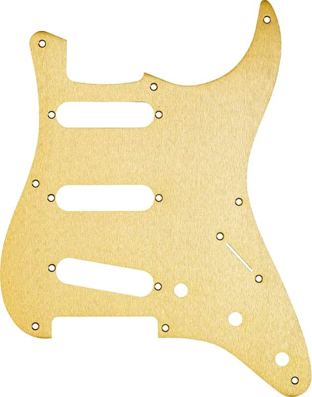 Genuine Fender '57 Pickguard, Strat/Stratocaster, 8-Hole - Gold Anodized image 1