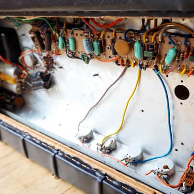 1970 Plush Amps Royal 1060-S Vintage Tube Electric Guitar Amp 100 Watt, 6L6 Quad image 13
