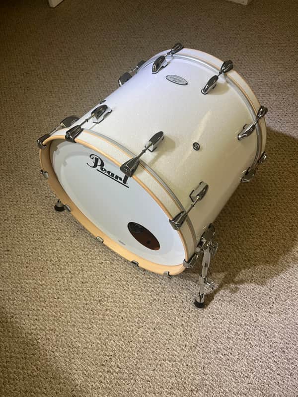 Pearl Masters Music City Custom/Maple Gum 2024 - Snow White Glass Glitter image 1