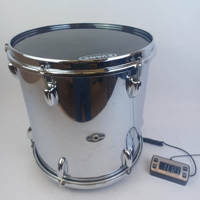 Slingerland 13x13"Chrome Over Wood Power Mega-Tom Magnum Vintage 5ply Maple Drum image 12