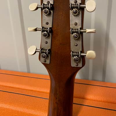 Vintage 1930s *1935* Epiphone Olympic Masterbilt Left Handed Sunburst USA Guitar image 13