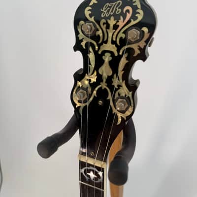 1970s GTR Florentine Special 5-String Banjo, Mahogany, Gruhn Taylor Wood image 3