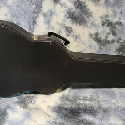 Vintage RARE 1965 Gibson or Martin Victoria Hard Shell Guitar Case 15 Inch Black Gold image 2