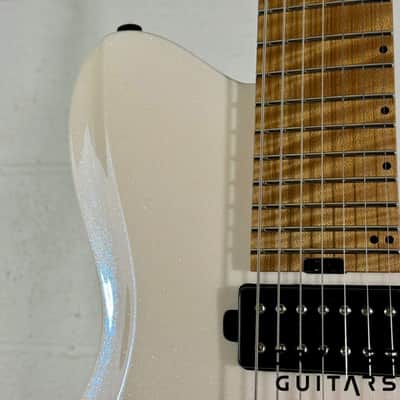 Balaguer USA Series Seraph Modern 7 Baritone 7-String Electric Guitar w/ Case (1224) - Gloss Metallic Jewel image 5
