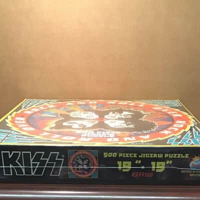 KISS Rock And Roll Over Jigsaw Puzzle 9"x19" 500 pc Sealed + BONUS Album Sticker image 3