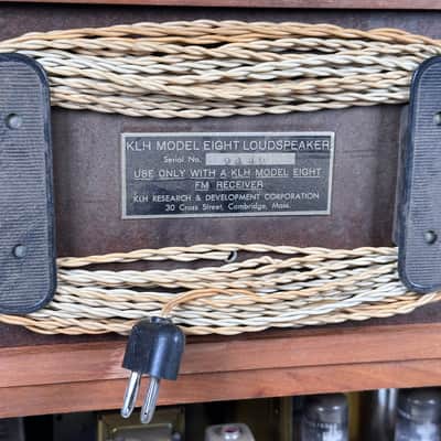 KLH Model 8 Eight FM Tube Radio w/ Speaker image 7
