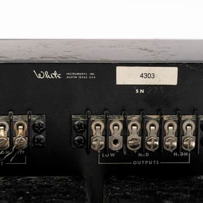 White Instruments 4303 Series One-Sixth Octave Active Equalizer – 3U Rack image 5