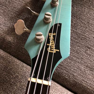 Gibson Thunderbird II 1965 - Nitro Pelham Blue (refin) image 15