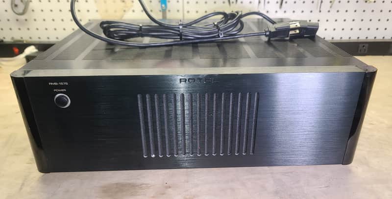 Rotel RMB-1575 5x500 watt amplifier. 2009-2016 - Black image 1