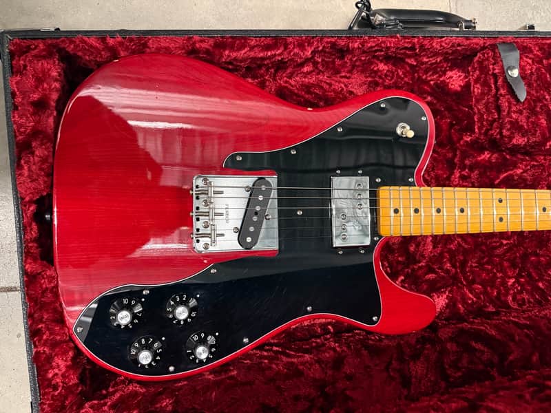 Fender Telecaster Custom 2019 - Thinskin Transparent Red image 1