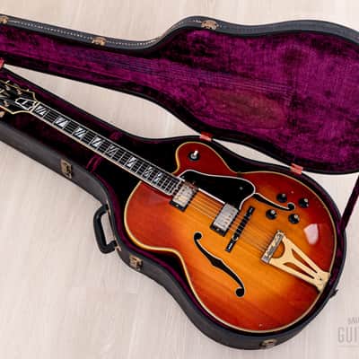 1970 Gibson Super 400 CES Vintage Archtop Electric Guitar Sunburst w/ T Tops, 1 11/16" Nut image 19