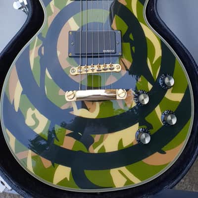 Epiphone Zakk Wylde Les Paul Custom 2008 Bullseye Camo image 25