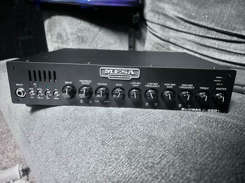 Mesa Boogie Subway D-800 800-Watt Bass Amp Head 2015 - Present - Black image 1