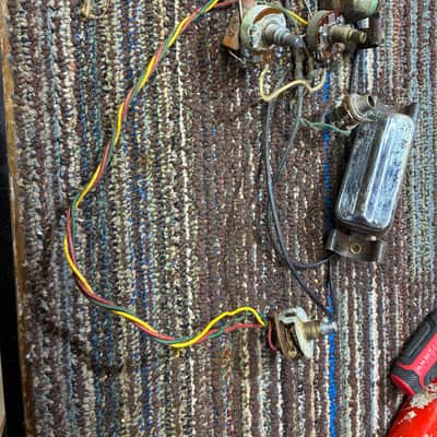Kay Speed Bump Pickups Complete with Wiring Harness, Pots, and Capacitors image 2
