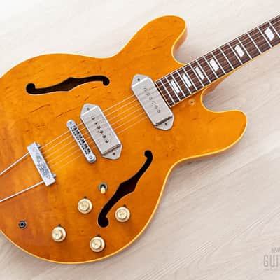 1981 Epiphone Casino Vintage Guitar Natural, Near-Mint w/ Case, Japan Matsumoku Pre-Elitist image 1