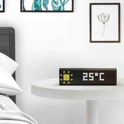 LaMetric Time LM 37X8 Wi-Fi Smart Home Clock, Black image 5