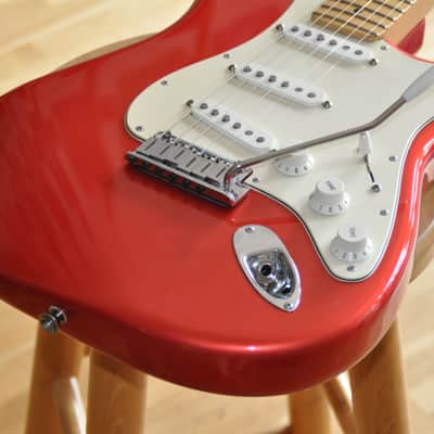 FENDER American Standard Stratocaster Chrome Red / Made In USA / from 2001 / Z1035396 image 4