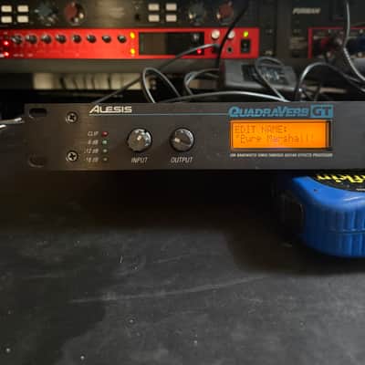 Alesis QuadraVerb GT 20k Bandwidth Simultaneous Guitar Effects Processor 1990s - Black image 2