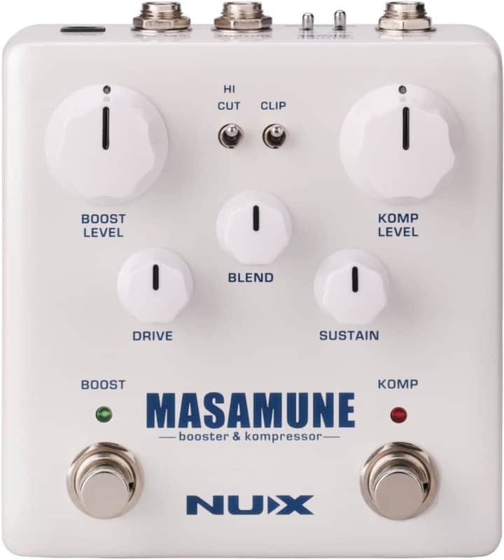 NUX Masamune Guitar Analog Compressor and Booster Pedal - NBK5 image 1