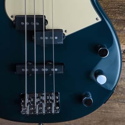 Yamaha BB434-TB Broadbass 4-String Electric Bass in Teal Blue image 4