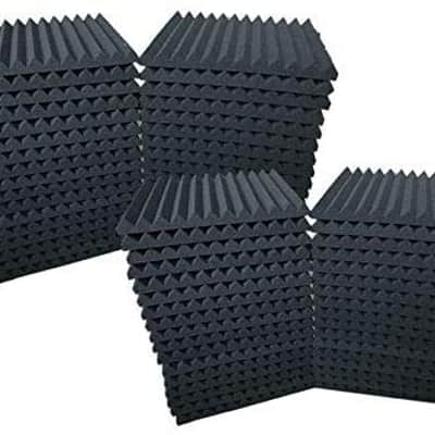 48 MEGA Pack Acoustic Foam Panels (12" X 12" X 1") image 1