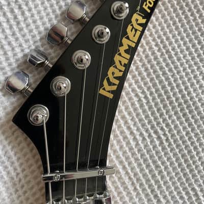 Vintage early 1987 Black Kramer Focus 6000 MIJ with The "Original" Floyd Rose image 8