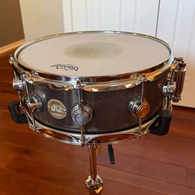 DW Collector's Knurled Series Steel 5.5x14" Snare Drum image 5